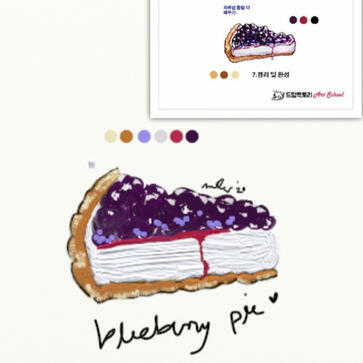 Blueberry pie