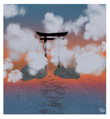 Floating Torii gate